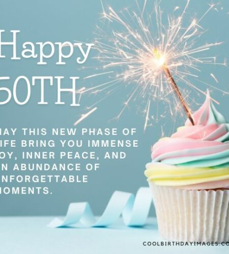 50th Birthday Wishes with Images Free